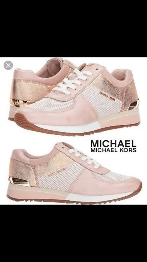 michael kors herzkette rosegold|Michael Kors leather sneakers.